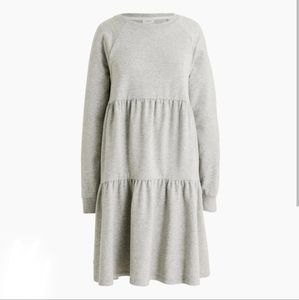 J Crew Heather Gray Sweatshirt Dress
